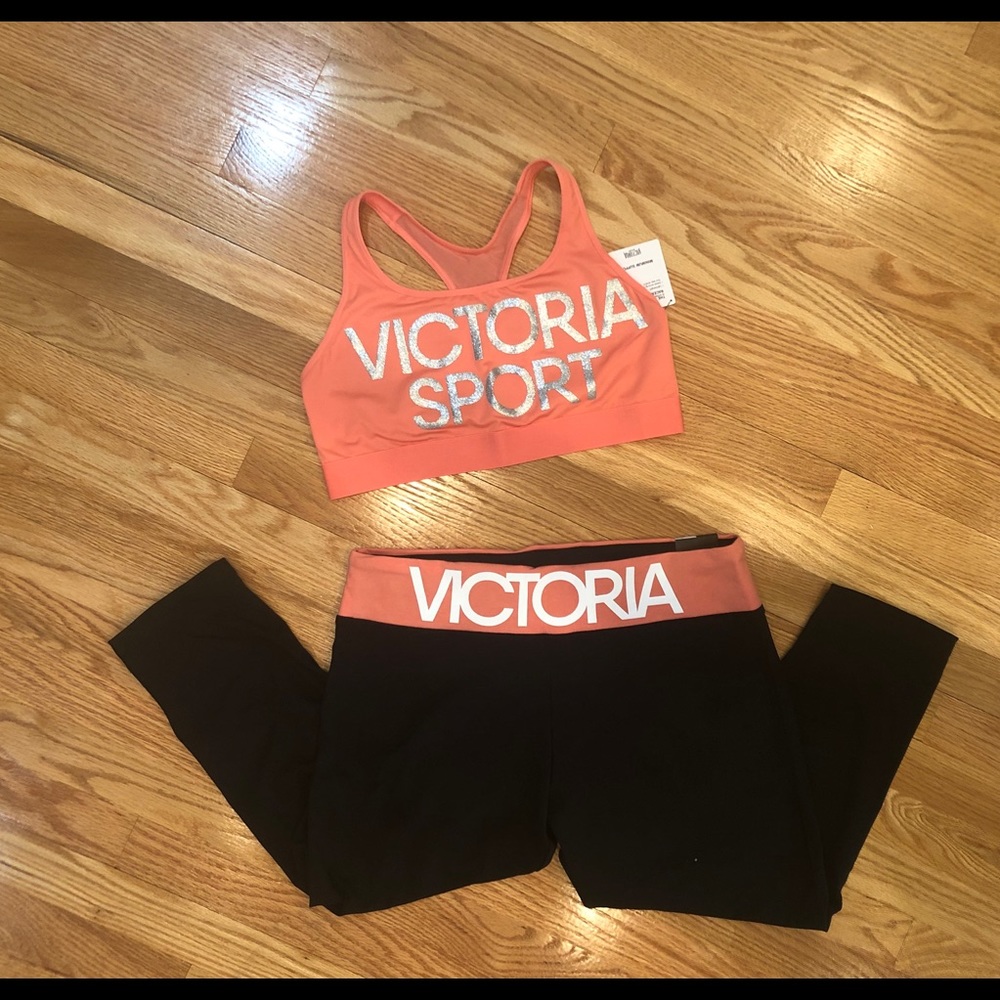 Victoria Secret Sport Capris & Sport Bra NEW SALE